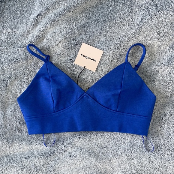 Superdown Tina Skirt Set in Cobalt Blue - Picture 3 of 8